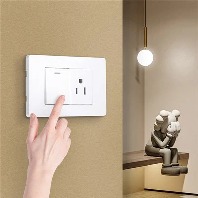 2 Gang Dimmer és Rocker Switch